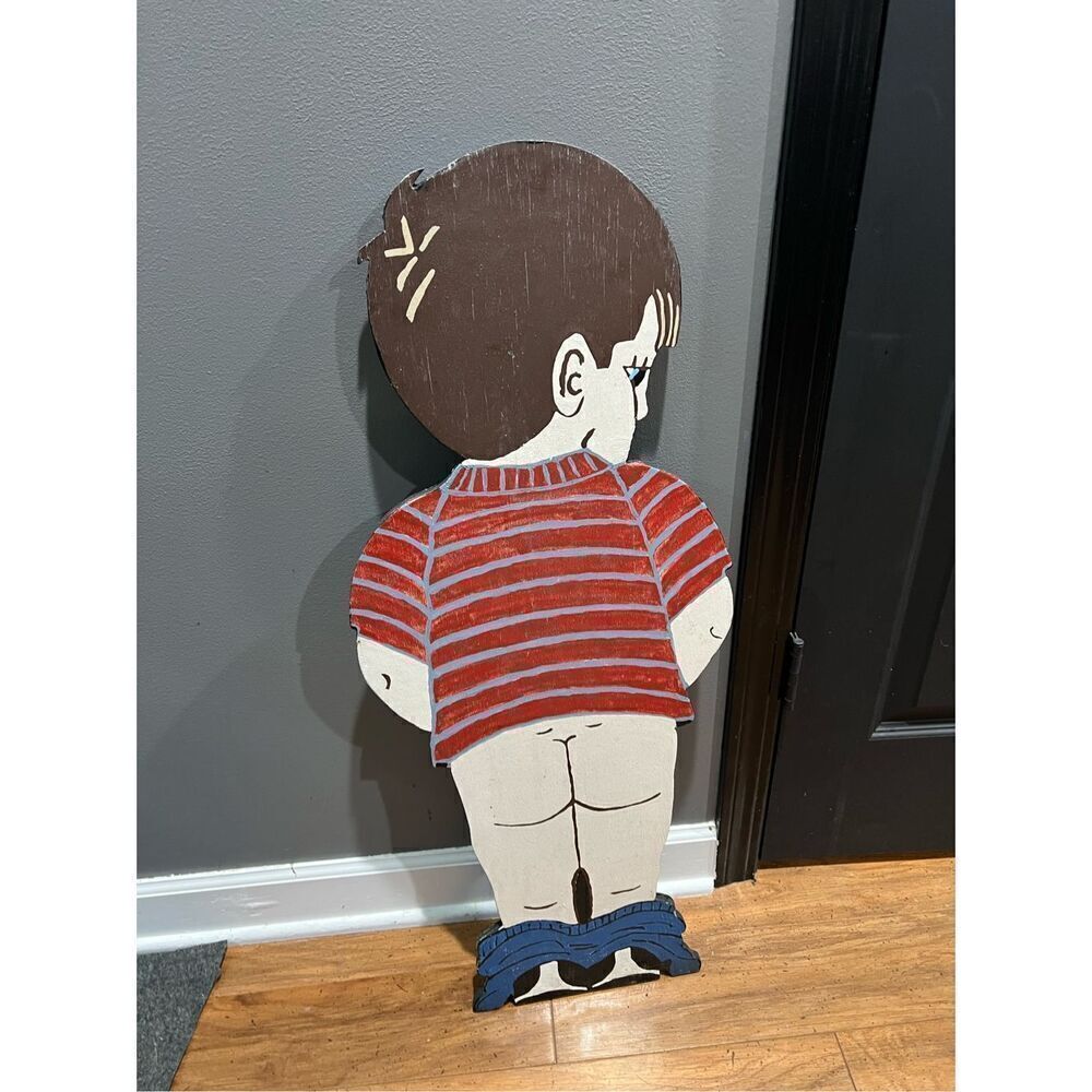 Indoor outdoor funny cute wood decor
